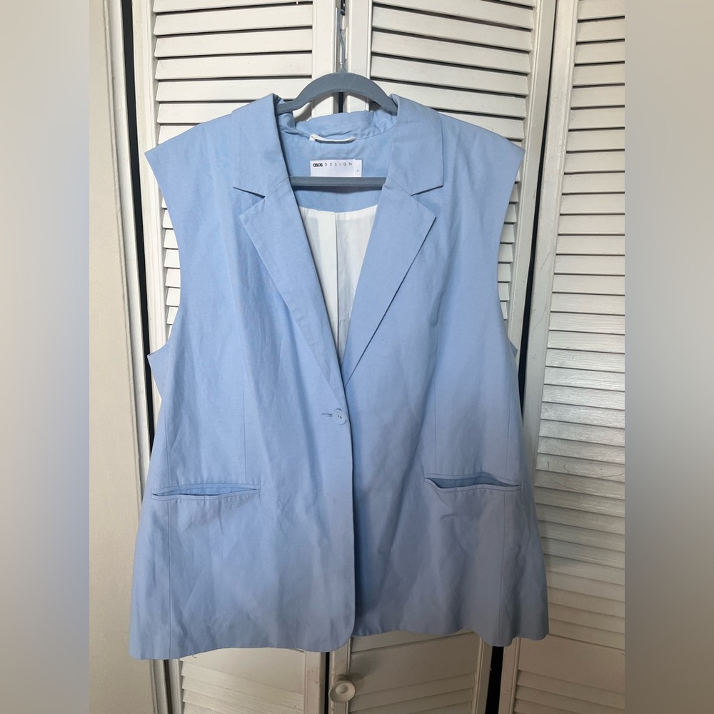 ASOS Sleeveless Blazer Vest